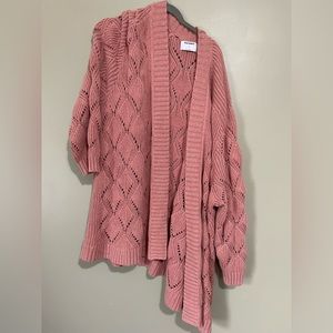 Crochet open sweater